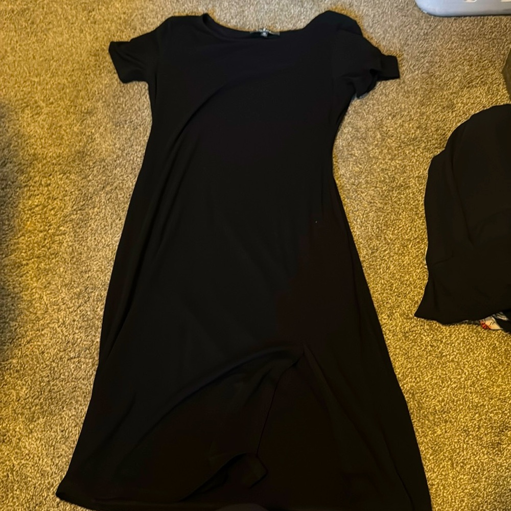 Lulus Black Basic Dress - image 1